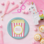 Popcorn Movie Night Birthday Party Supply Papieren Bordje (Feest)