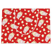 popcorn Movie night party Large Cadeautasje (Voorkant)