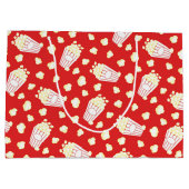 popcorn Movie night party Large Cadeautasje (Achterkant)