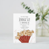 Popcorn Movie Outdoor Party Birthday Briefkaart (Staand voorkant)