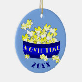 Popcorn Movie Time  Keramisch Ornament (Rechts)