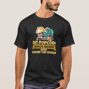 Popcorn Movies Snack Cinema TV Shows - Funny Popco T-shirt