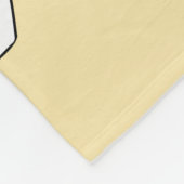 Popcorn naadloos patroon.  handgetekende fleece deken (Hoek)