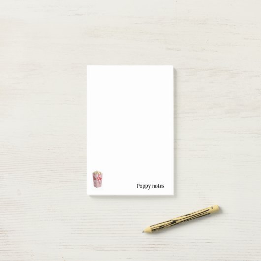 Popcorn-notities Post-it® Notes (Op bureau)
