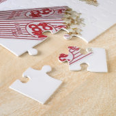 Popcorn Panda Beer Jigzaag Puzzle Daisy Legpuzzel (Zijkant)