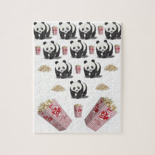 Popcorn Panda Beer Jigzaag Puzzle Daisy Legpuzzel