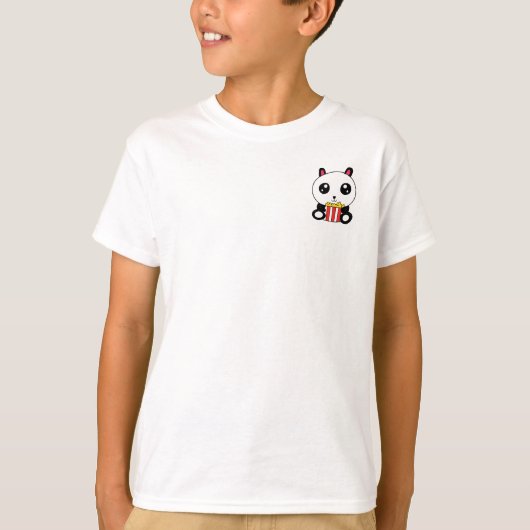 Popcorn Panda T-Shirt (Voorkant)