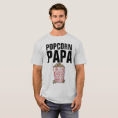 POPCORN PAPA DAD T-Shirts (Voorkant volledig)
