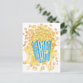 POPCORN_PARTY BRIEFKAART (Staand voorkant)