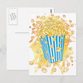 POPCORN_PARTY BRIEFKAART (Voorkant / Achterkant)