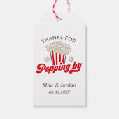 Popcorn Party Favor Gift Label Cadeaulabel (Voorkant)