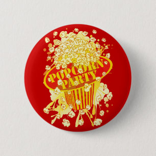 POPCORN_PARTY RONDE BUTTON 5,7 CM