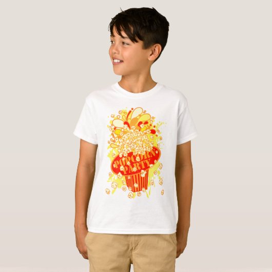 POPCORN_PARTY T-SHIRT (Voorkant volledig)