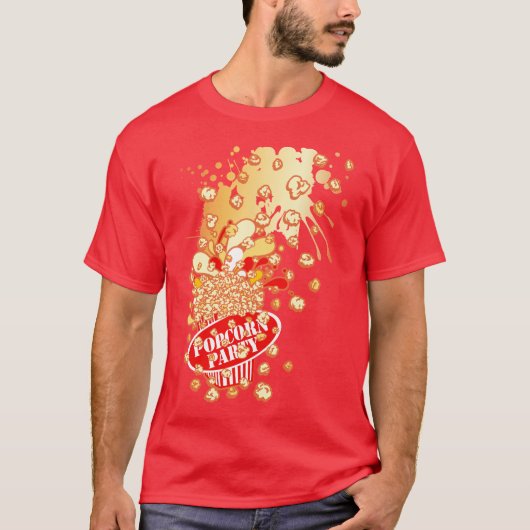 POPCORN_PARTY T-SHIRT (Voorkant)