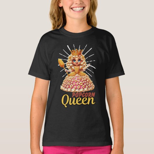 Popcorn Party | TANKTOP | Popcorn queen Shirt (Voorkant)