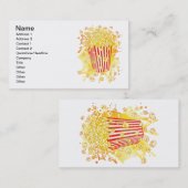 POPCORN_PARTY VISITEKAARTJE (Voorkant / Achterkant)