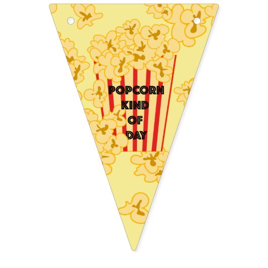 Popcorn Party Vlaggetjes (Eerste vlag)