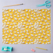Popcorn Patroon op gele achtergrond Decoupage Tissuepapier (Craft)