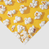 Popcorn Patroon op gele achtergrond Decoupage Tissuepapier (Detail)