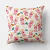 Popcorn Pattern film Night Theater Fun Kussen (Achterkant)