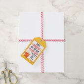 Popcorn Personeel Waardering Cadeaulabel (Met Touw)