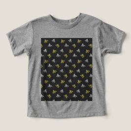 Popcorn Peuter T-Shirt (Grijs & Boter Geel)