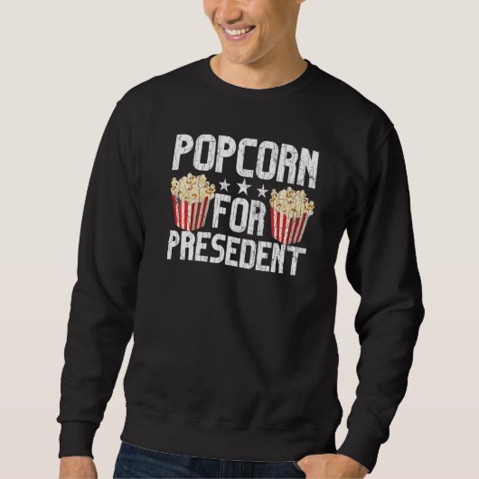 Popcorn Pop Corn Eater Graphic Trui (Voorkant)