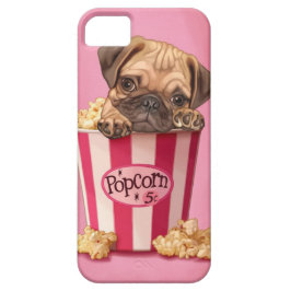 Popcorn Pug Case-Mate iPhone Case