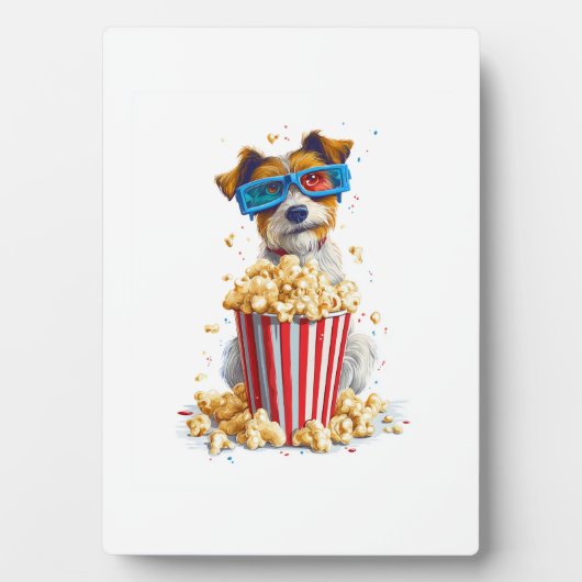 Popcorn Pup � Filmavond Hond Fotoplaat (voorkant)