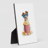 Popcorn Pup � Filmavond Hond Fotoplaat (Zijkant)