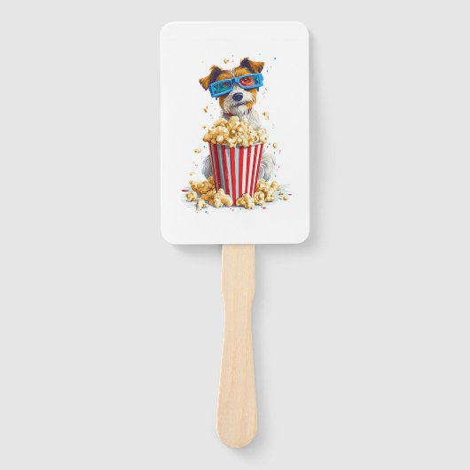 Popcorn Pup � Filmavond Hond Handwaaier (Voorkant)