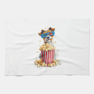 Popcorn Pup � Filmavond Hond Theedoek