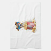 Popcorn Pup � Filmavond Hond Theedoek (Verticaal)