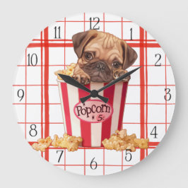 Popcorn puppy grote klok