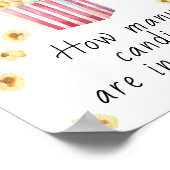 Popcorn - raad eens hoeveel snoepjes er in een pot poster (Hoek)