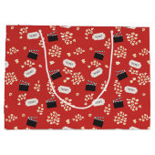 Popcorn Retro Film Cinema Groot Cadeauzakje (Achterkant)