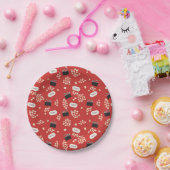 Popcorn Retro Film Cinema Papieren Bordje (Feest)