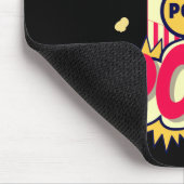 Popcorn  Retro Funny Muismat (Hoek)