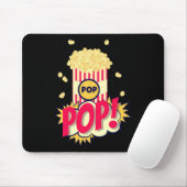 Popcorn  Retro Funny Muismat (Met muis)