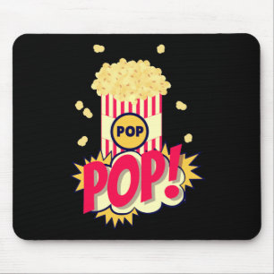 Popcorn  Retro Funny Muismat
