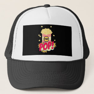 Popcorn  Retro Funny Trucker Pet
