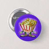 Popcorn Ronde Button 5,7 Cm (Voorkant /achterkant)