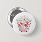 Popcorn Ronde Button 5,7 Cm (Voorkant /achterkant)