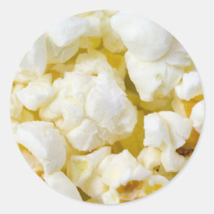 Popcorn Ronde Sticker