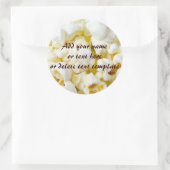 Popcorn Ronde Sticker (Tas)