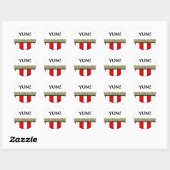 Popcorn Ronde Sticker (Vel)