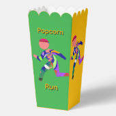 Popcorn Run geel + groen Bedankdoosjes (Voorkant)