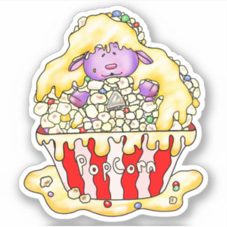 Popcorn Sheep | Sticker