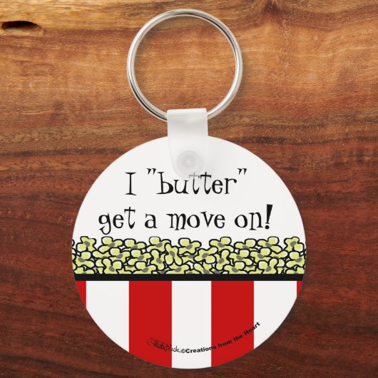 Popcorn Sleutelhanger (Voorkant)