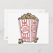 popcorn snack briefkaart (Voorkant / Achterkant)
